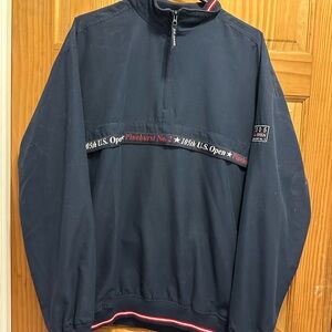 Men's Ashworth 105th US Open Pinehurst #2 1/4 Zip Navy Jacket